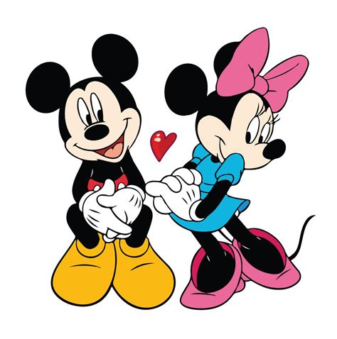 Mickey Y Minnie Amor Svg Eps El Amor Mickey Y Minnie Mickey Y Minnie