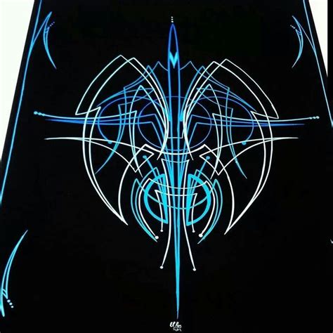 Old School Pinstriping I Want This On Everything Pinstripe Art