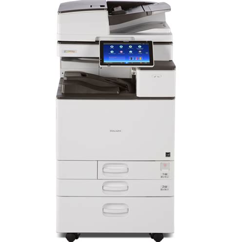 … downloads the applicable printer driver through internet and installs it to the pc. RICOH MP C3004ex Color Laser Multifunction Printer-417980 ...