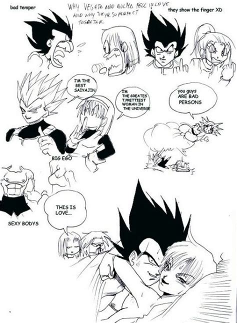 Xd Vegeta X Bulma Vegeta And Bulma Gohan Goku Manga This Is Love