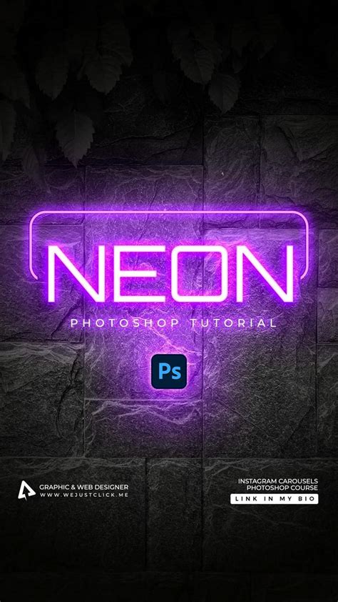 Create A Glowing Neon Text Effect In Photoshop Video Photoshop