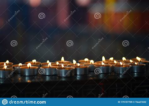 Light Candles For Blessing Stock Image Image Of