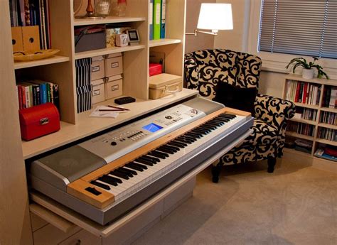 Image Result For Custom Built Ins With Pull Out Keyboard Home Studio