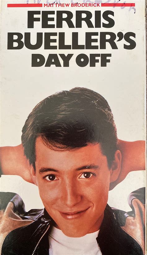 Ferris Buellers Day Off Vhs Etsy