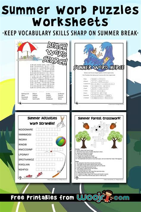 Check question and get your correct answers this is total 4 version quiz so complete it carefully. Summer Word Searches and Summer Word Puzzles | Woo! Jr ...