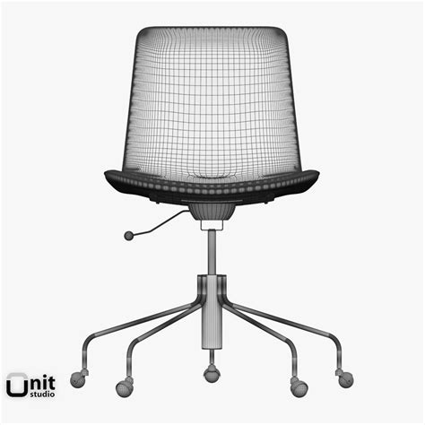 Attach chair back (a) to the chair base (b) as shown, insert bolt (d) and loosely tighten with 4mm allen wrench (g). Slope Office Chair by West Elm 3D Model MAX OBJ 3DS FBX ...