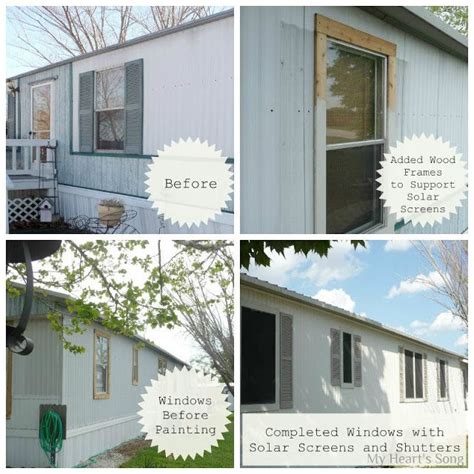 Mobile Home Exterior Makeovers Before And After Bank2home Com