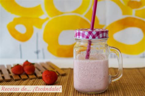 Como Hacer Un Smoothie De Fresa