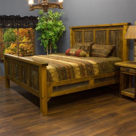 Barnwood Bedroom Furniture Farmhouse Panel Bedroom Set Barnwood By