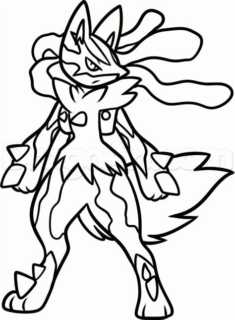 Rage of the mega lucario. free printable coloring pages of lucario - Google Search ...
