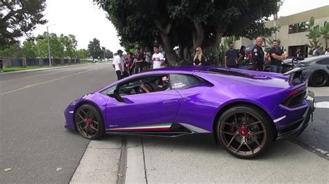 Purple Lamborghini Huracán Performante Youtube