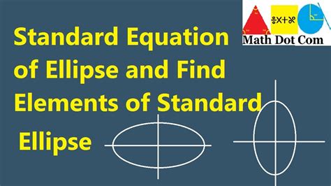 Nootropics are a rapidly growing segment of the dietary supplement market, as demand increases for quality products to improve focus and cognitive. Ellipse Standard Equation with Foci,Vertices,Directrices ...