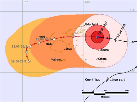 Tropical Cyclone Winston Category 5 Hits Fiji Extreme Storms