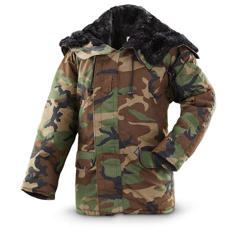 New Us Military Surplus N3b Hooded Parka 594052 Insulated Jackets