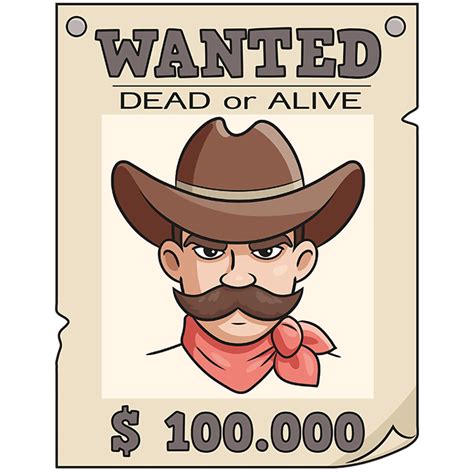 Wanted Poster Drawing Easy