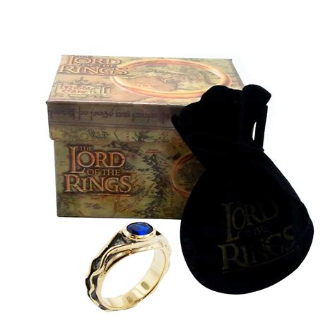 Medioevo The Lord Of The Rings Elrond Vilya Ring Replica 17mm