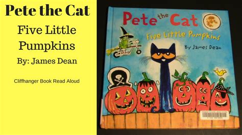(run around the room) the pumpkin's big and round. Pete the Cat: Five Little Pumpkins - Childrens Book Read ...