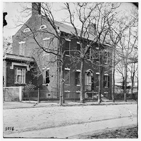 Petersburg, Virginia. Civil War damaged house on Bollingbrook Street