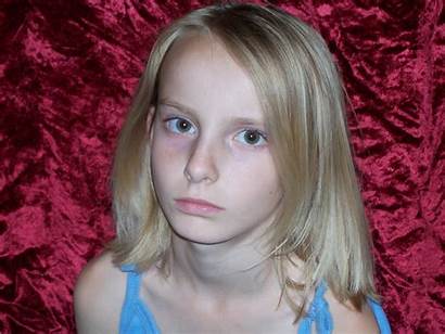 Sad Young Sexual Child Blonde Pose Florida