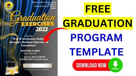 Graduation Program Template Download Here