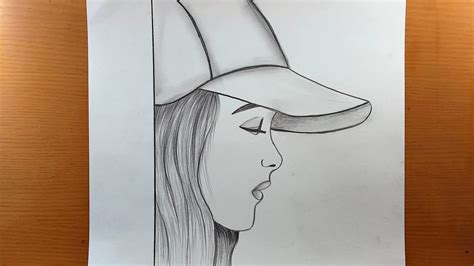 Como Desenhar Uma Garota Com Um Chapéu Fácil Desenhos Para Desenhar