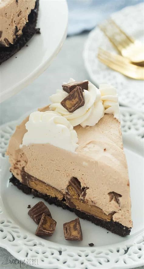 No Bake Reese S Peanut Butter Cup Cheesecake Video