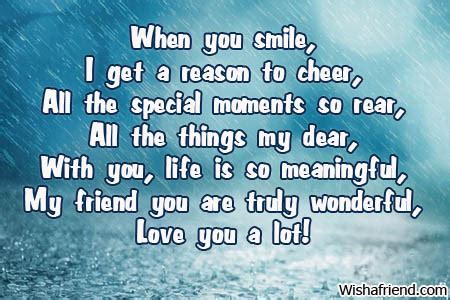 Get some great short friendship poems right here. Short Friendship Poems
