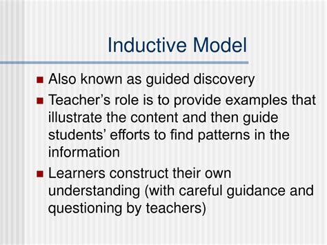 PPT - Inductive Model PowerPoint Presentation, free download - ID:392198