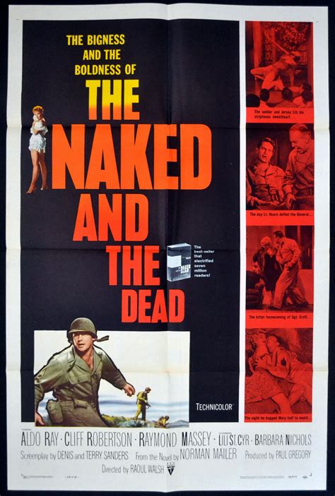 NAKED AND THE DEAD Rare Film Posters