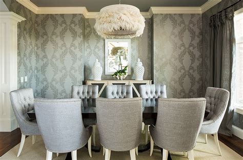 While some wallpaper ideas are bold and textured enough to provide all the art a room needs, this lovely. 17 Fabulous Dining Room Designs With Modern Wallpaper
