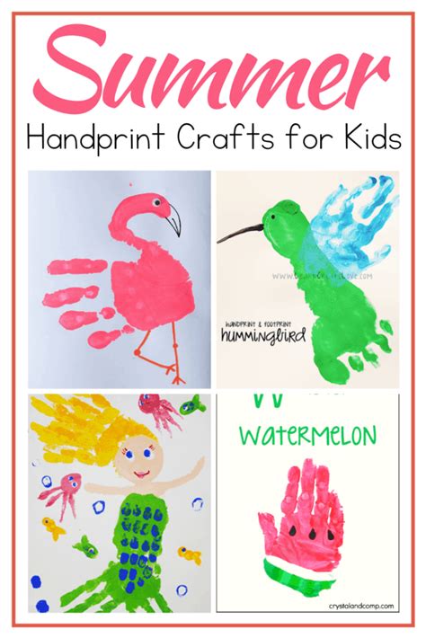 20 Fun Summer Handprint Crafts For Preschoolers