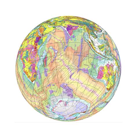 Globe géologique du Monde (Real World Globes) - CCGM - CGMW