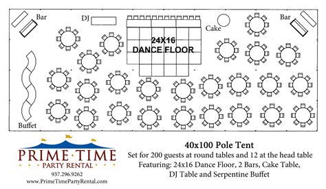 Wedding Tent Layout And Before You Start Pricing Tents You Will Need To