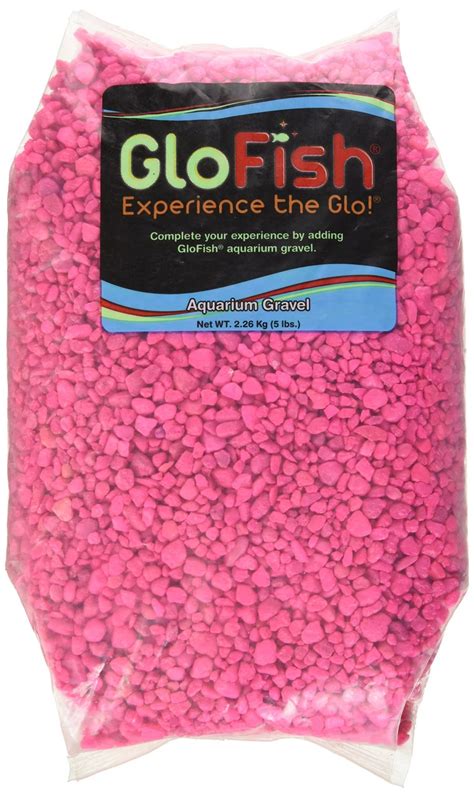 Glofish Aquarium Gravel Pink Fluorescent 5 Pound Midwest Pet Wholesale