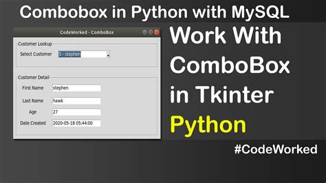 How To Create Combobox In Tkinter Python Codeloop Hot Sex Picture