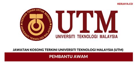 Iklan peluang kerjaya dalam perkhidmatan suruhanjaya perkhidmatan awam malaysia spa facebook. Jawatan Kosong Terkini Universiti Teknologi Malaysia (UTM ...