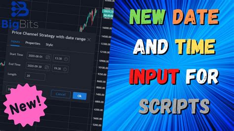 New Date And Time Input For Scripts On Tradingview Pine Script Update