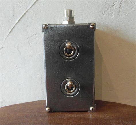 Antiques Atlas Vintage Industrial Double Light Switch