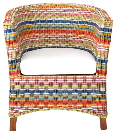 Check spelling or type a new query. East At Main's Highland Multi-Colored Rattan Occasional ...
