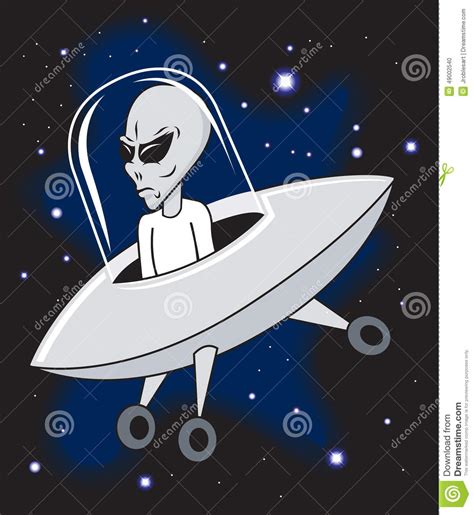 Alien In Ship Stock Vector Illustration Of Monster