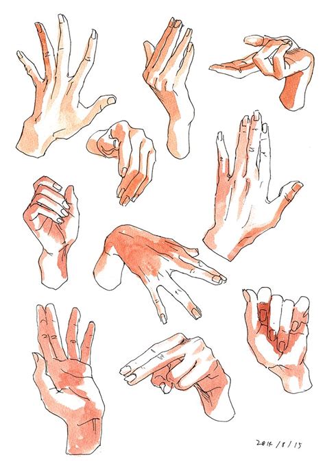 Hand Gestures Art Reference Drawings Hand Drawing Reference