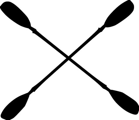 Download Free vector graphic: Kayaking, Paddles, Ores, Crossed ...