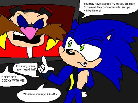 Eggman And Sonic By Scurvypiratehog On Deviantart