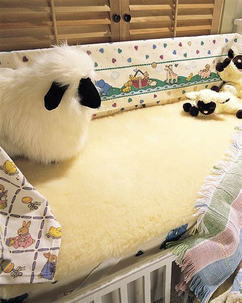 Sheepskin loft has everything you need for winter & summer. Sheepskin Wool Crib Mattress Pad in 2019 | Crib mattress ...