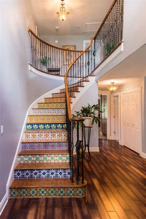 Beautiful Tiled Stairs Designs For Your House 24 Trendecors
