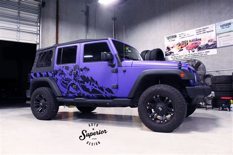 Jeep Wrangler Getting A Full Makeover With Wrap And Powder Coat