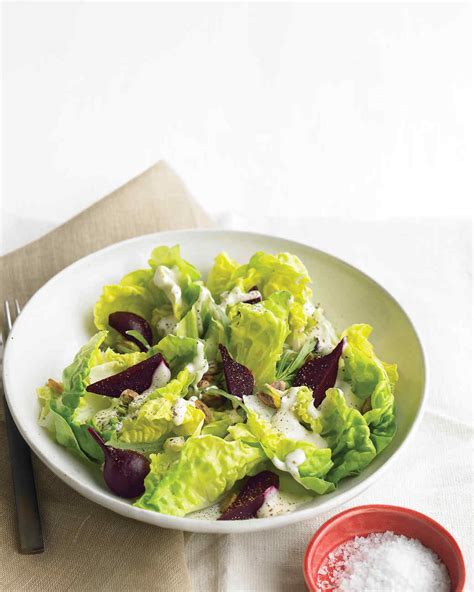 Salad With Beets And Yogurt Dressing Recipe Martha Stewart