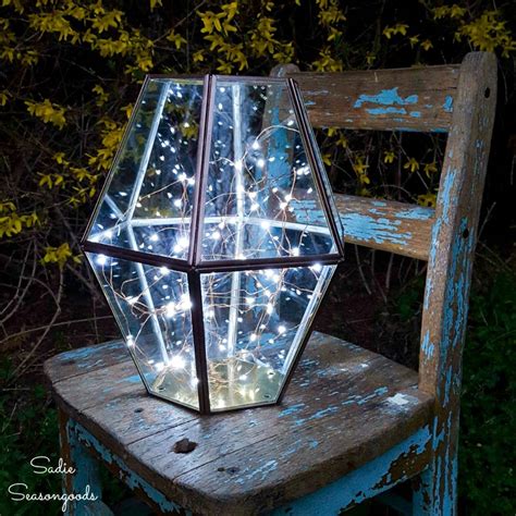 Firefly Lantern With Upcycled Lighting From The Thrift Store