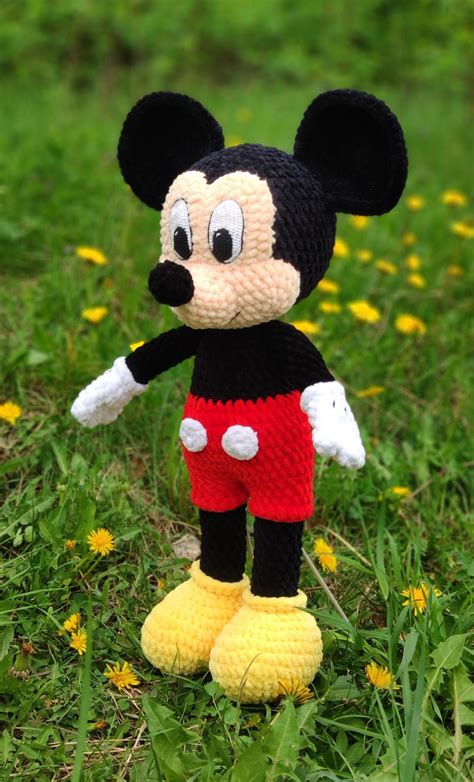 Mickey Mouse Amigurumi Pattern Disney Crochet Pattern Mickey Mouse