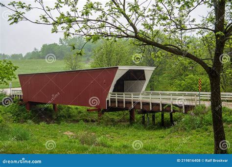 Covered Bridges Scenic Byway Iowa Stock Photo Image Of Winterset